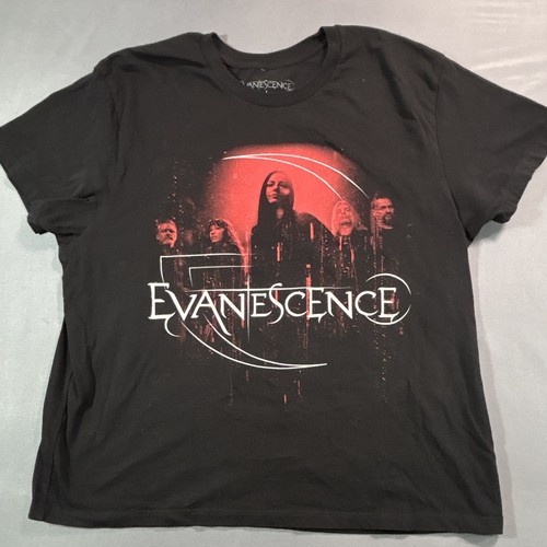 Evanescence black graphic band - evanescence,