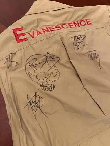 Signed autographed evanescence - autographed,