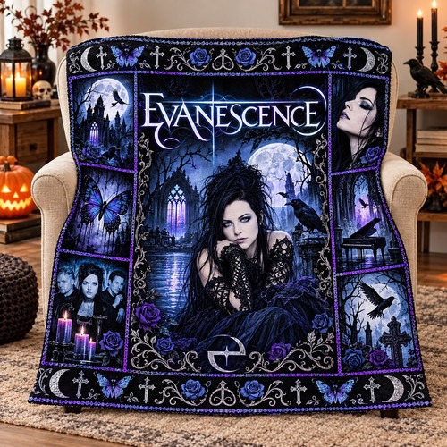 New evanescence gothic blanket - gothic,