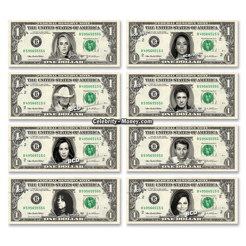 Celebrity real dollar - real,