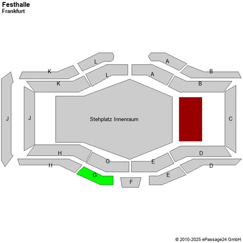 Biglietti posto - 1-6,