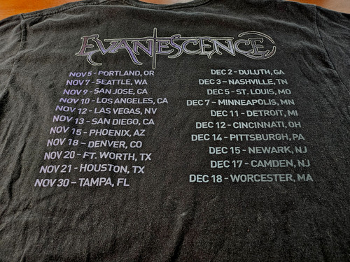 Evanescence 2022 tour rock - evanescence,